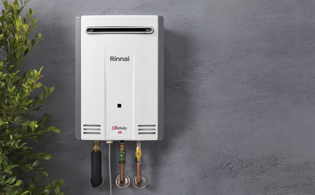 Rinnai hot water system Infinity series